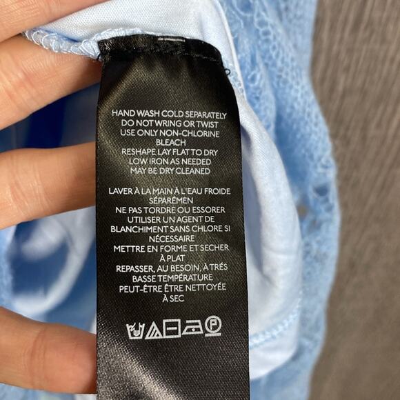 NWT Urban Outfitters Y2K Asymmetrical Blue Skirt Women's Medium - Picture 8 of 10